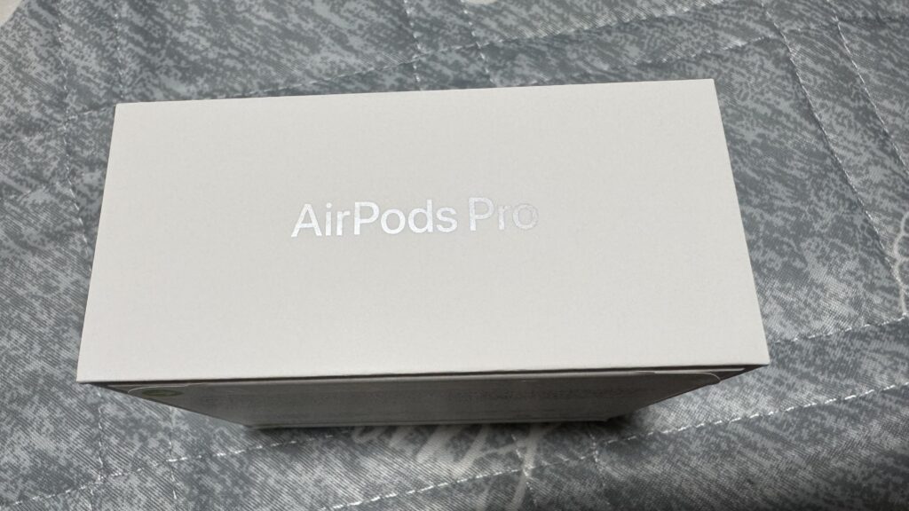 AirPodsPro3の箱画像3側面