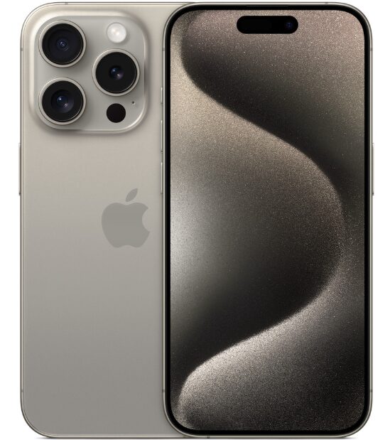 ナチュラルチタニウムのiPhone